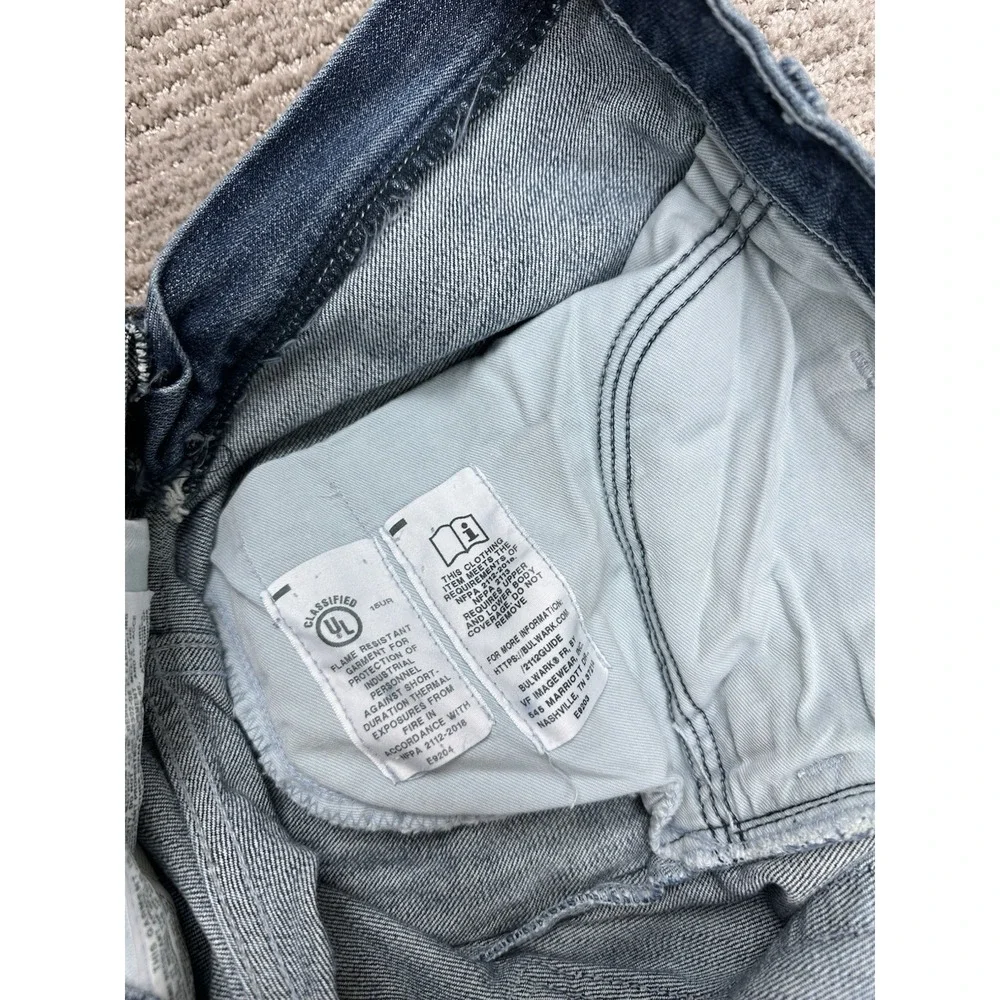 Wrangler 20X FR Jeans Relaxed Straight Leg Blue Denim Flame Resistant HRC2 36x36